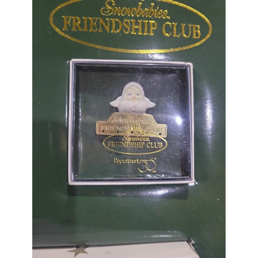 Vintage 1998-1999 Snowbabies Friendship Club Department 56 Club Exclusive